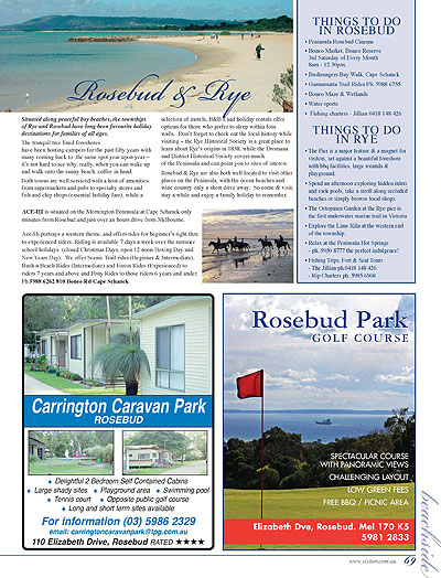 Peninsula Visitors Guide - Page 69