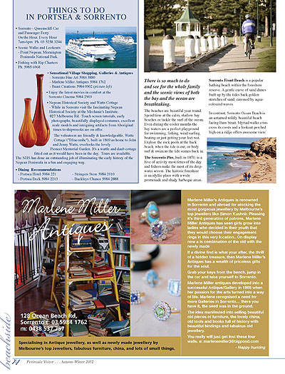 Peninsula Visitors Guide - Page 74