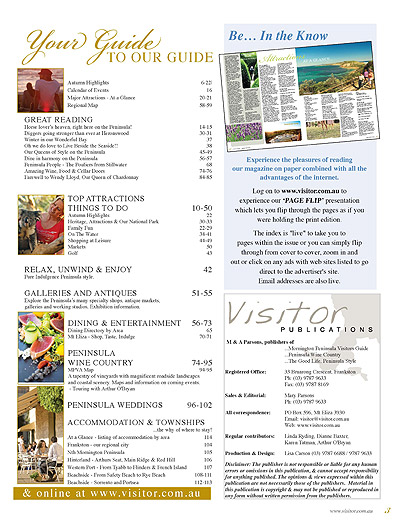 Peninsula Visitors Guide - Page 3