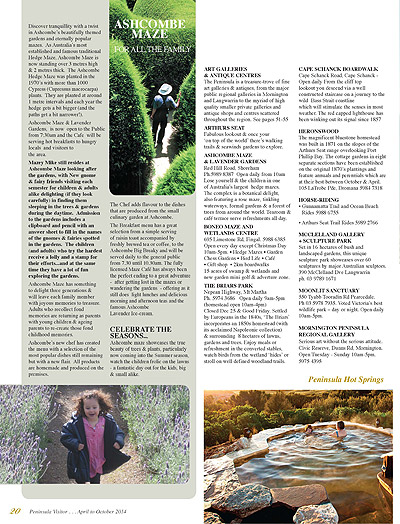 Peninsula Visitors Guide - Page 20
