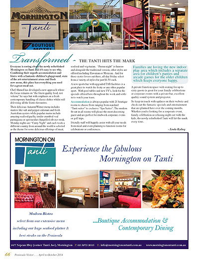 Peninsula Visitors Guide - Page 66