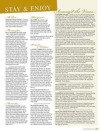 Peninsula Visitors Guide - Page 103