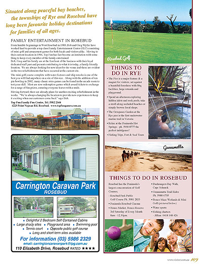 Peninsula Visitors Guide - Page 109