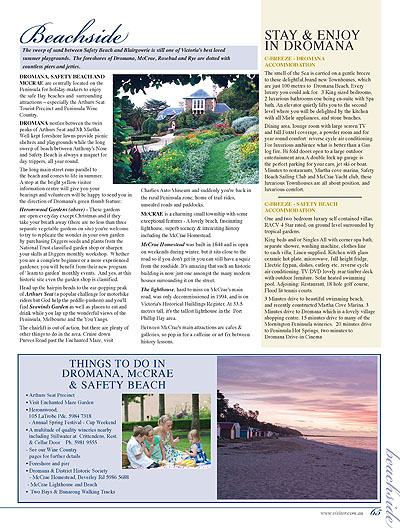 Peninsula Visitors Guide - Page 65