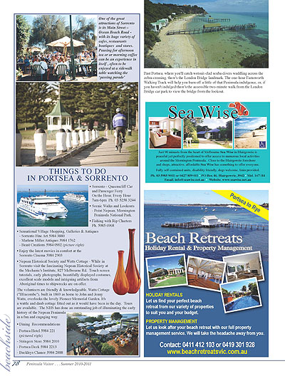 Peninsula Visitors Guide - Page 78