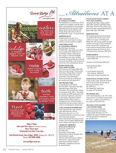 Peninsula Visitors Guide - Page 24