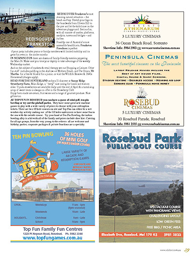 Peninsula Visitors Guide - Page 39