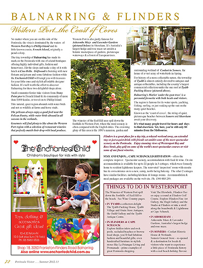 Peninsula Visitors Guide - Page 72