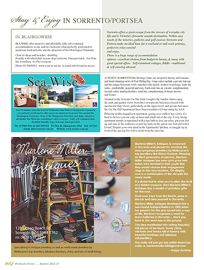 Peninsula Visitors Guide - Page 84
