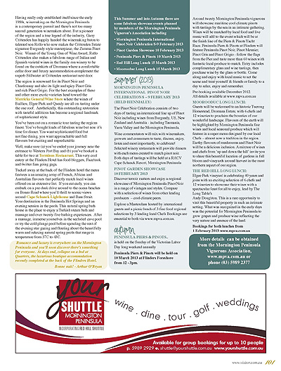 Peninsula Visitors Guide - Page 101
