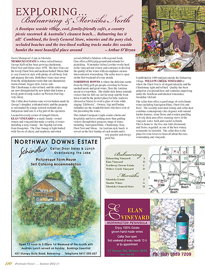 Peninsula Visitors Guide - Page 110
