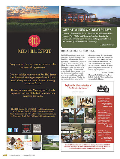 Peninsula Visitors Guide - Page 116