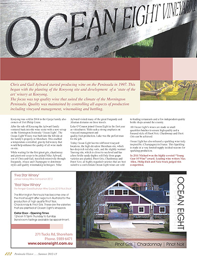 Peninsula Visitors Guide - Page 122