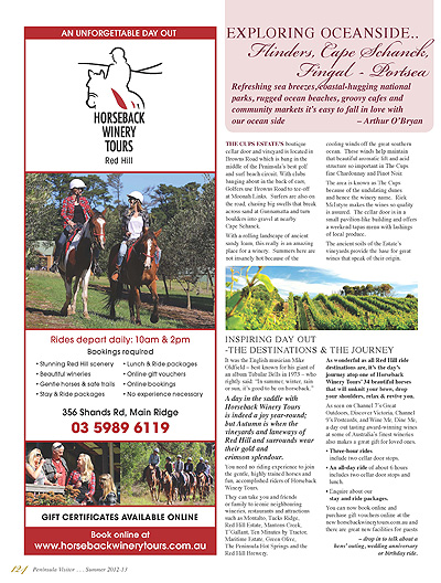 Peninsula Visitors Guide - Page 124