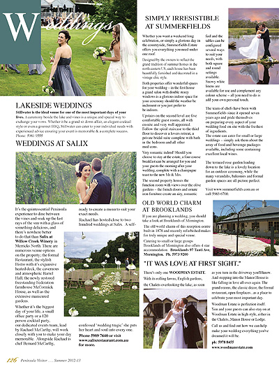Peninsula Visitors Guide - Page 126