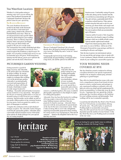 Peninsula Visitors Guide - Page 128