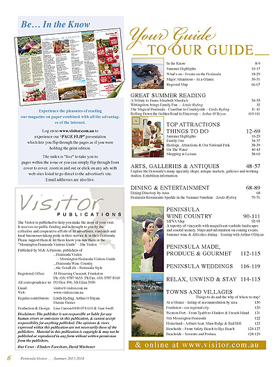 Peninsula Visitors Guide - Page 6