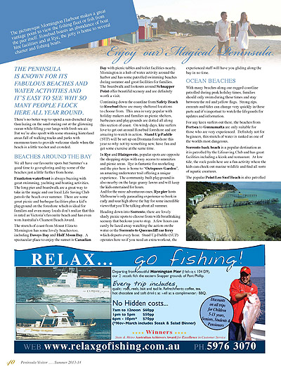 Peninsula Visitors Guide - Page 40