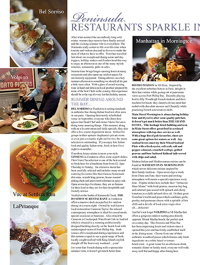 Peninsula Visitors Guide - Page 70