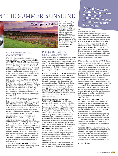 Peninsula Visitors Guide - Page 71