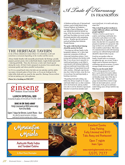 Peninsula Visitors Guide - Page 72