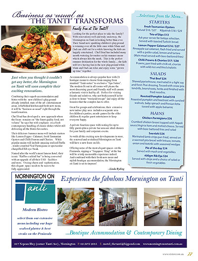 Peninsula Visitors Guide - Page 77