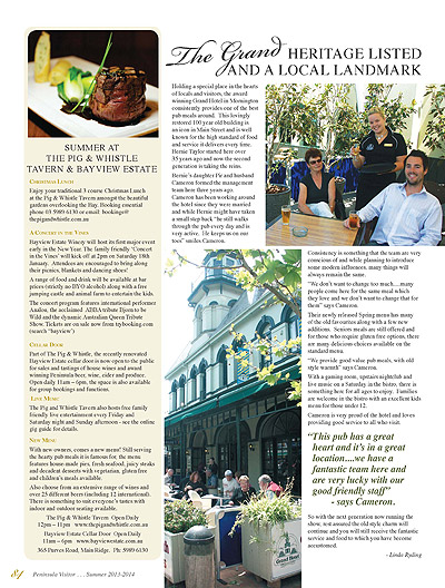 Peninsula Visitors Guide - Page 85