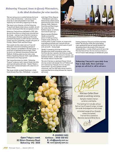 Peninsula Visitors Guide - Page 100
