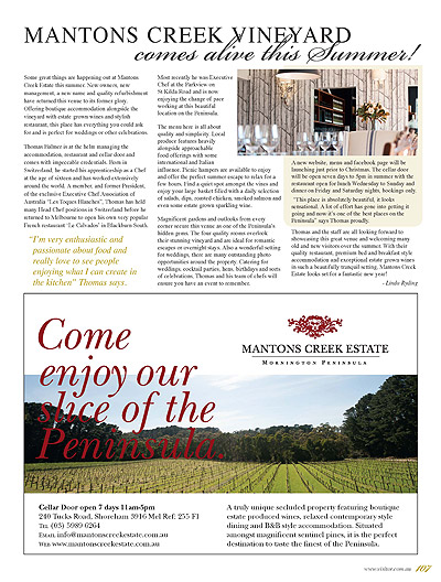 Peninsula Visitors Guide - Page 107