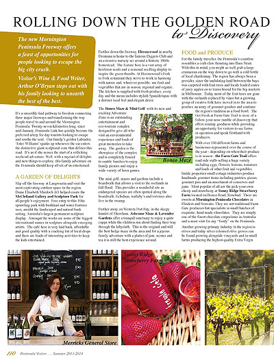 Peninsula Visitors Guide - Page 110