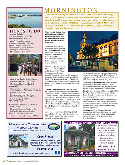 Peninsula Visitors Guide - Page 122