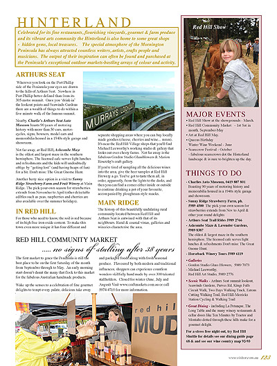 Peninsula Visitors Guide - Page 123