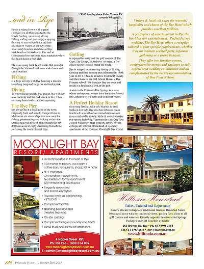 Peninsula Visitors Guide - Page 126