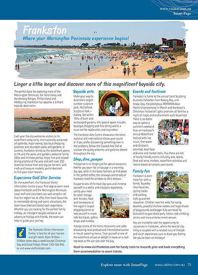 Peninsula Visitors Guide - Page 75