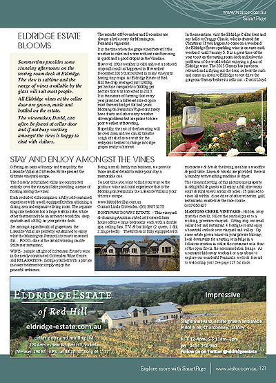 Peninsula Visitors Guide - Page 121