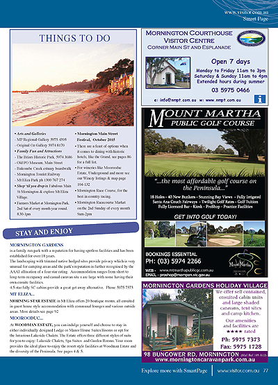 Peninsula Visitors Guide - Page 77